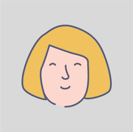cartoon drawn Woman's face